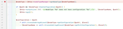 Screenshot from PhpStorm with a read circle that marks a breakpoint next to a PHP code line